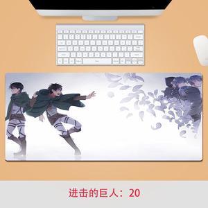 Large mouse pad Attack on Titan Portable Long Big NonSlip Mouse Mats With Rubber Base