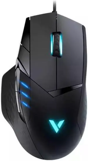 Rapoo VT300 6200 DPI 10 Programmable Buttons RGB Lighting System Gaming Wired Mouse (Black)