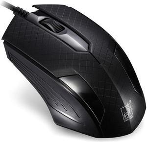 Chasing Leopard 129 USB Universal Wired Optical Gaming Mouse with Counter Weight, Length: 1.3m(Black)