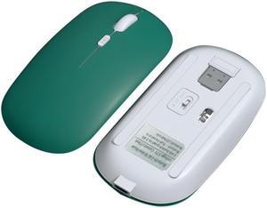 FOREV FVW312 1600dpi Bluetooth 2.4G Wireless Dual Mode Mouse Bluetooth + 2.4G(Dark Green) (Dark Green)