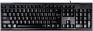 ZGB Q9 104 Keys USB Wired Grid Texture General Gaming Office Keyboard(Black)