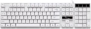 ZGB Q17 104 Keys USB Wired Suspension Gaming Office Keyboard for Laptop, PC (White)