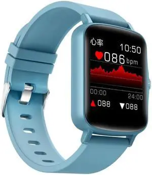 PTone 1.44 inch HD Touch Screen IP67 Waterproof Smart Watch, Support Sleep Monitoring / Heart Rate Monitoring / Blood Pressure Monitoring(Pink) (Blue) Black