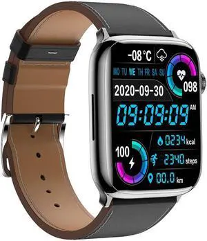 IWO8 1.82 inch HD Screen Smart Watch, Support Bluetooth Call/NFC Function (Black)