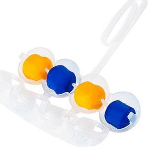 Hanging Toilet Bowl Cleaner Balls Deodorizing Removing Stains Bathroom Freshener Hook Cleaning Toilet Balls (English Card Paper)