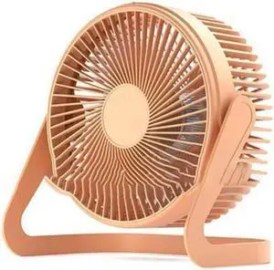 Desktop Mini USB Electric Fan (Orange)