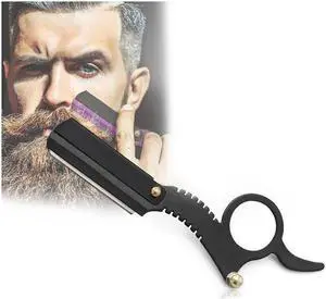 Stainless Steel Vintage Razor Thumb Razor (Black)