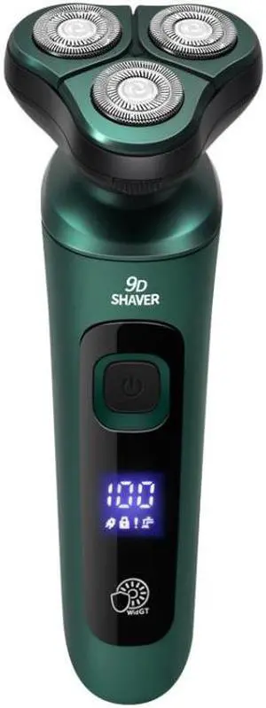 Standard Version Smart Electric Shaver LCD Digital Display Three-head USB Rechargeable Floating Razor Standard Version