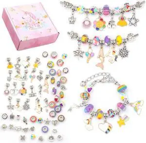 TZ-05 63 In 1 Colorful Crystal Cartoon DIY Jewelry Children Bracelet 63 In 1(Color Suit) (Color Suit)