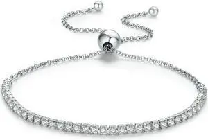 Affectionate S925 Sterling Silver Bracelet Adjustable Women Bracelet SCB029