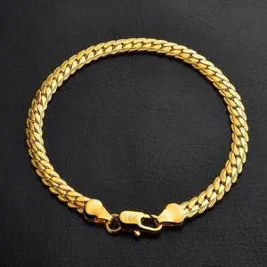 Hot Fashion Jewelry Simple 18k Yellow Gold Bracelet(Gold) Hot Fashion Jewelry Simple 18k Yellow Gold Bracelet(Gold)