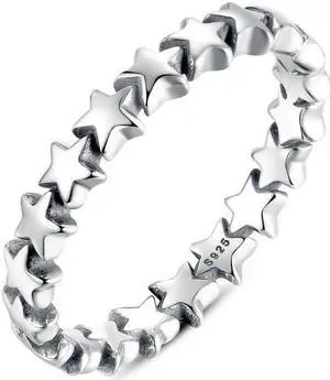 Star Shape Women 925 Sterling Silver Jewelry 7