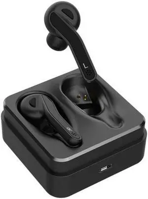 T88 Mini Touch Control Hifi Wireless Bluetooth Earphones TWS Wireless Earbuds with Charger Box(Black) (Black)