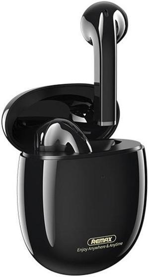 Remax TWS-23 Bluetooth 5.0 Magnetic True Wireless Stereo Bluetooth Earphone(White) (Black)