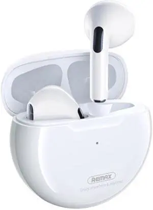 Remax TWS-50i Bluetooth 5.1 True Wirelss Stereo Music Bluetooth Earphone, Size:White (White)