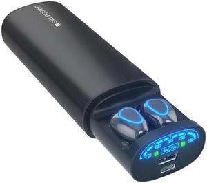 JAKCOM TWS2 Bluetooth 5.0 2 In 1 True Wireless Bluetooth Earphone Power Bank (Black)
