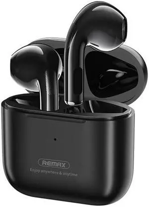 REMAX TWS-10i Enhanced Version Bluetooth 5.0 True Wireless Stereo Music Call Bluetooth Earphone (Black)