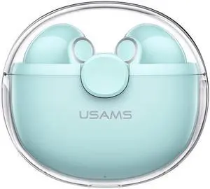 USAMS BU12 TWS Half In-Ear Bluetooth 5.1 Wireless Earphones USAMS BU12 (Green)