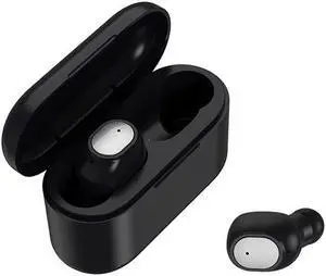 Q3 TWS Bluetooth 5.0 Binaural Stereo Automatic Matching Wireless Bluetooth Earphone (Black)