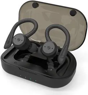 BE1032 Ear-mounted Waterproof Sports TWS Wireless Bluetooth Earphone (Black)