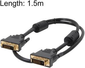 DVI 24+1P Male to DVI 24+1P Male Cable, Length: 1.5m