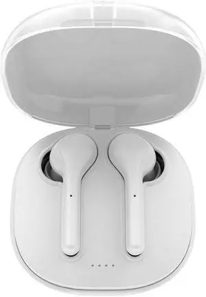 K88 Bluetooth 5.0 TWS Touch Binaural Wireless Stereo Sports Bluetooth Earphone with Charging Box (White)