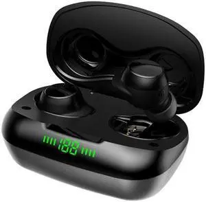 TWS-24 Bluetooth 5.0 Wireless Noise Cancelling Waterproof Touch Control Mini Earphone Support Voice Assistant (Gray)