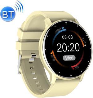 ZL02 Smart Heart Rate Blood Pressure Oxygen Monitoring Sports Pedometer Wireless Bluetooth Watch (Gold)