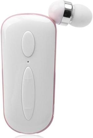 K36 Stereo Wireless Bluetooth Headset Calls Remind Vibration Wear Clip Driver Auriculares Earphone (Pink)