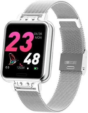 ZL13 1.22 inch Color Screen IP67 Waterproof Smart Watch, Support Sleep Monitor / Heart Rate Monitor / Menstrual Cycle Reminder (Silver) (Silver)