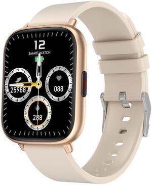 Q9 Pro GT2 1.85 inch TFT HD Screen Smart Watch, Support Body Temperature Monitoring/Heart Rate Monitoring (Gold)