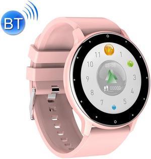 ZL02 Smart Heart Rate Blood Pressure Oxygen Monitoring Sports Pedometer Wireless Bluetooth Watch (Pink)