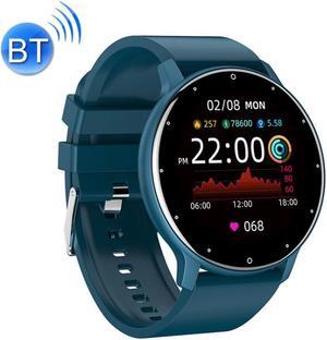 ZL02 Smart Heart Rate Blood Pressure Oxygen Monitoring Sports Pedometer Wireless Bluetooth Watch (Blue) Black