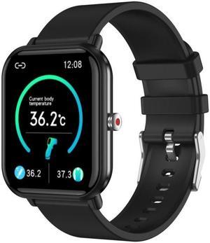 Q9 Pro 1.7 inch TFT HD Screen Smart Watch, Support Body Temperature Monitoring/Heart Rate Monitoring (Black)