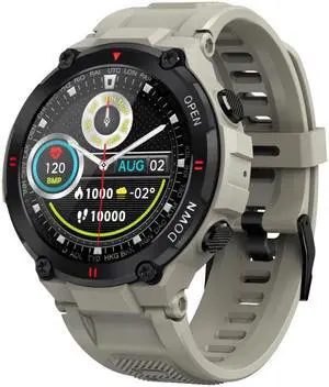 K22 1.28 inch IPS Screen Smart Watch, Support Menstrual Cycle Reminder / Bluetooth Call / Sleep Monitoring (Grey)