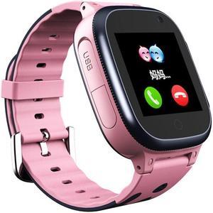 A111-Z1 Children Smart Positioning Plug-In Cartoon Call For Help Multi-Function Watch Phone (Pink)