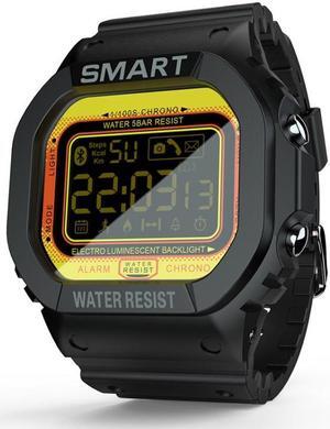 Lokmat MK22 1.21 inch FSTN LCD Screen 50m Waterproof Smart Watch, Support Information Reminder / Remote Camera / Sport Record (Orange)