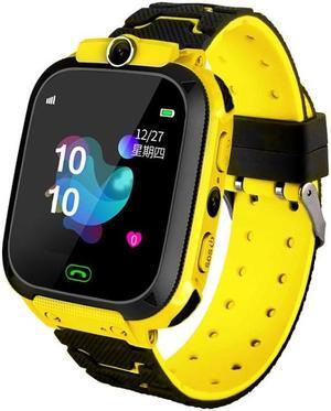 Q12B 1.44 inch Color Screen Smartwatch for Children, Support LBS Positioning / Two-way Dialing / One-key First-aid / Voice Monitoring / Setracker APP (Yellow)