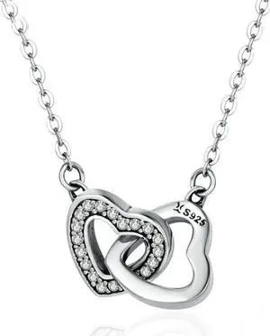 Love S925 Sterling Silver Lady Necklace SCN181