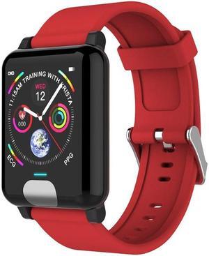 E04 1.3 inches IPS Color Screen Smart Watch IP67 Waterproof, TPU Watchband, Support Call Reminder / Heart Rate Monitoring / Blood Pressure Monitoring / Remote Care / Multiple Sport Modes (Re