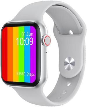 W26 1.75 inch IPS Color Screen Smart Watch, Life Waterproof, Support Temperature Monitoring/Heart Rate Monitoring/Blood Pressure Monitoring/Sleep Monitoring (White)