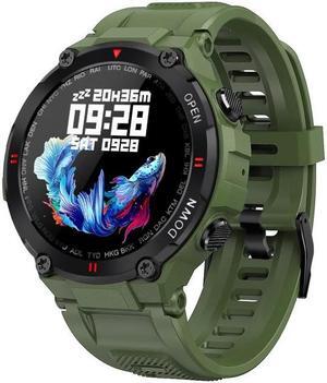 K22 1.28 inch IPS Screen Smart Watch, Support Menstrual Cycle Reminder / Bluetooth Call / Sleep Monitoring (Army Green)
