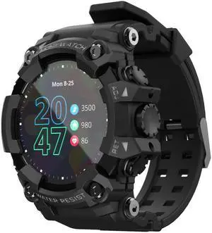 Lokmat ATTACK 1.28 inch TFT LCD Screen Smart Watch, Support Sleep Monitor / Heart Rate Monitor / Blood Pressure Monitor ATTACK (Black)