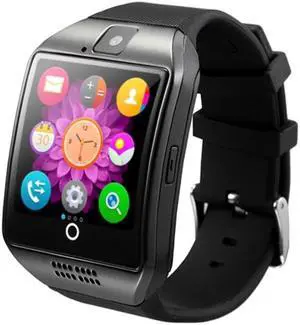 Q18 1.54 inch TFT Screen MTK6260A 360MHz Bluetooth 3.0 Smart Watch Phone, 128M + 64M Memory (Black)