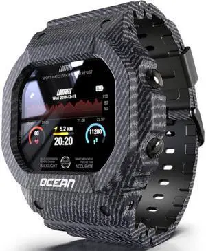 Lokmat OCEAN 1.14 inch TFT Touch Screen IP68 Waterproof Smart Watch, Support Information Reminder / Sleep Monitor / Sport Record (Denim Blue) Black Lokmat OCEAN 1.14 inch TFT Touch Screen IP68 Waterproof Smart Watch, Support Information Reminder / Sleep Monitor / Sport Record (Denim Blue) Black