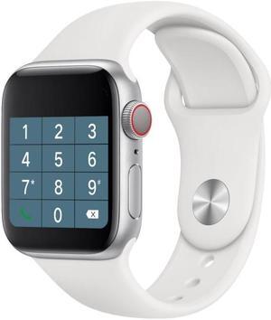 H55Pro 1.4 inch TFT Screen Smart Bluetooth Watch, Support Sleep Monitor / Heart Rate Monitor / Blood Pressure Monitor, Style: Silicone Strap Style: Silicone Strap(Silver White) (Silver White