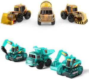 DIY Solar Toys Assembled Engineering Vehicle Model Educational Toy Engineering Vehicle (Random Type Delivery)