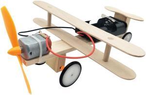 Children Technology Small Production DIY Electric Taxi Aircraft Model Handmade Materials Teaching Toys