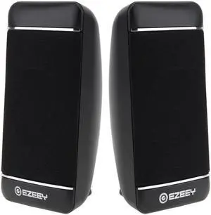 YEEZE S4 Notebook PC Mini Speaker Wired USB 2.0 Portable Speaker, Size:Black (Black)