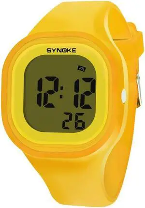 SYNOKE 66896 Multifunctional Detachable Waterproof Luminous Student Watch (Orange)